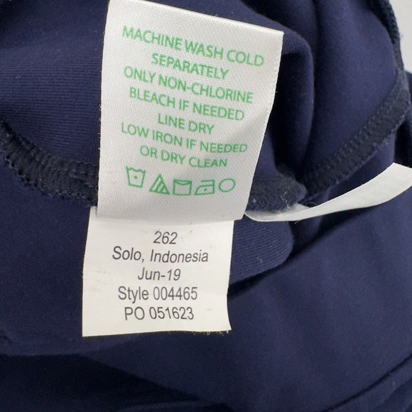 Women's Lilly Pulitzer Navy Blue Stretch Pants/Slacks. Size MED - Picture 8 of 12